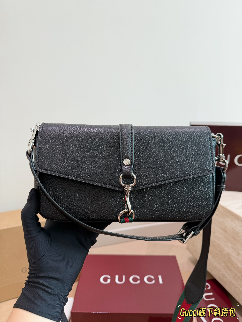 GEM222 New arrive fashion black red green purple color bag for woman beautiful gift to choose size 23*13cm