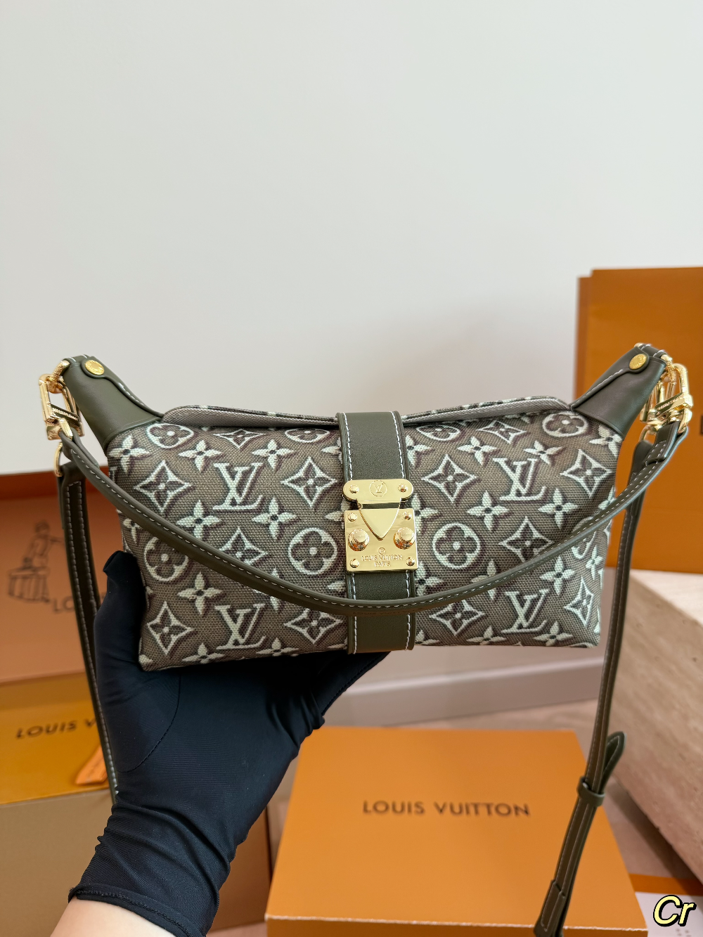 LEM593 New arrive fashion army green color bag for woman beautiful gift to choose
