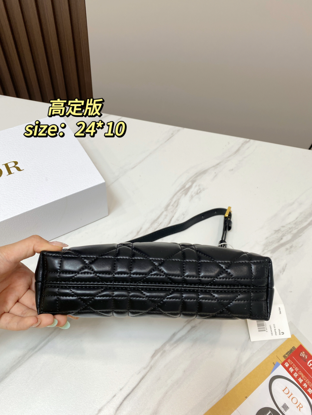 DEM359 New arrive fashion black white ceramel pink color bag for woman beautiful gift to choose size 24×10cm
