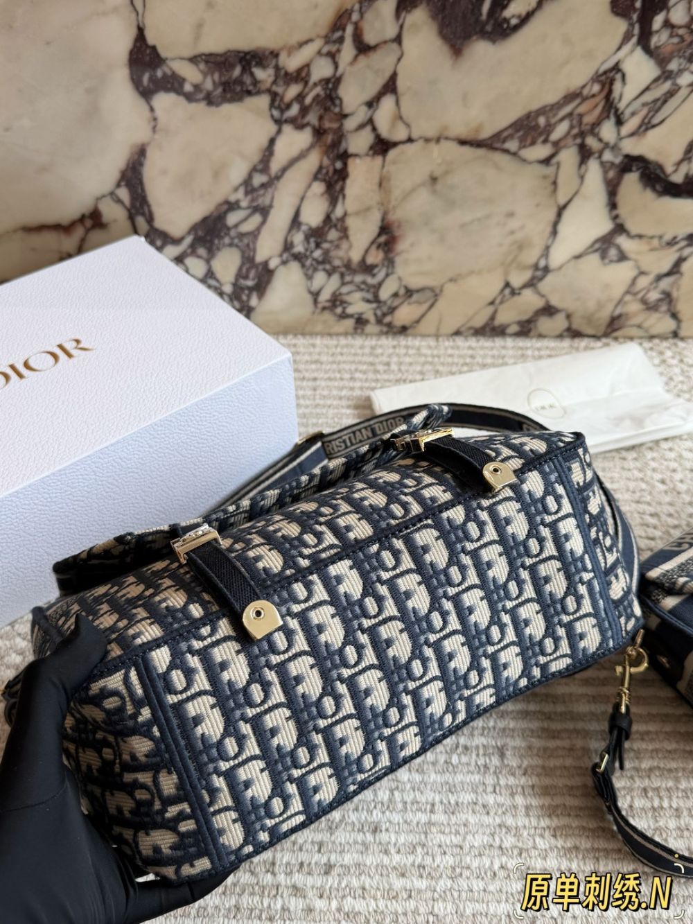 DEM388 New arrive fashion deep blue grey bag for woman hands bag beautiful gift to choose gift 2 size