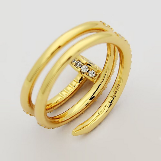 CREM231  New Classic Ring Brand Designer Titanium Steel Ring Gold Ring Women Mens Ring Love Promise Jewelry