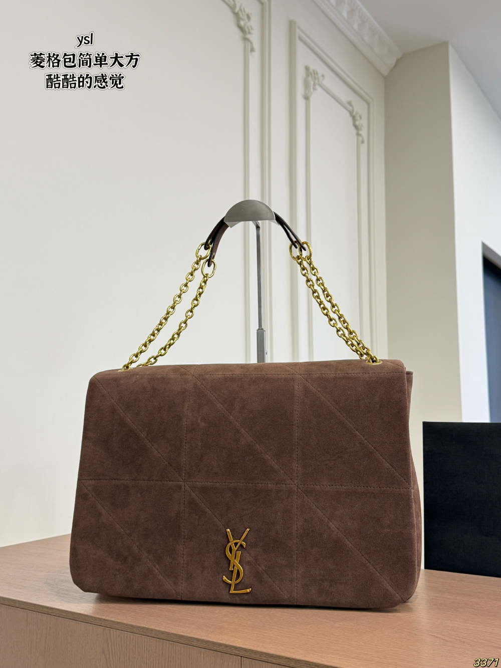 YLEM24 New arrive fashion  red black khaki coffee bag for woman hands bag beautiful gift to choose gift 38*28cm