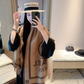 CEM388 new arrive  Hot sale grey brown  pink color fashion beautiful  scarf  for woman gift  to choose