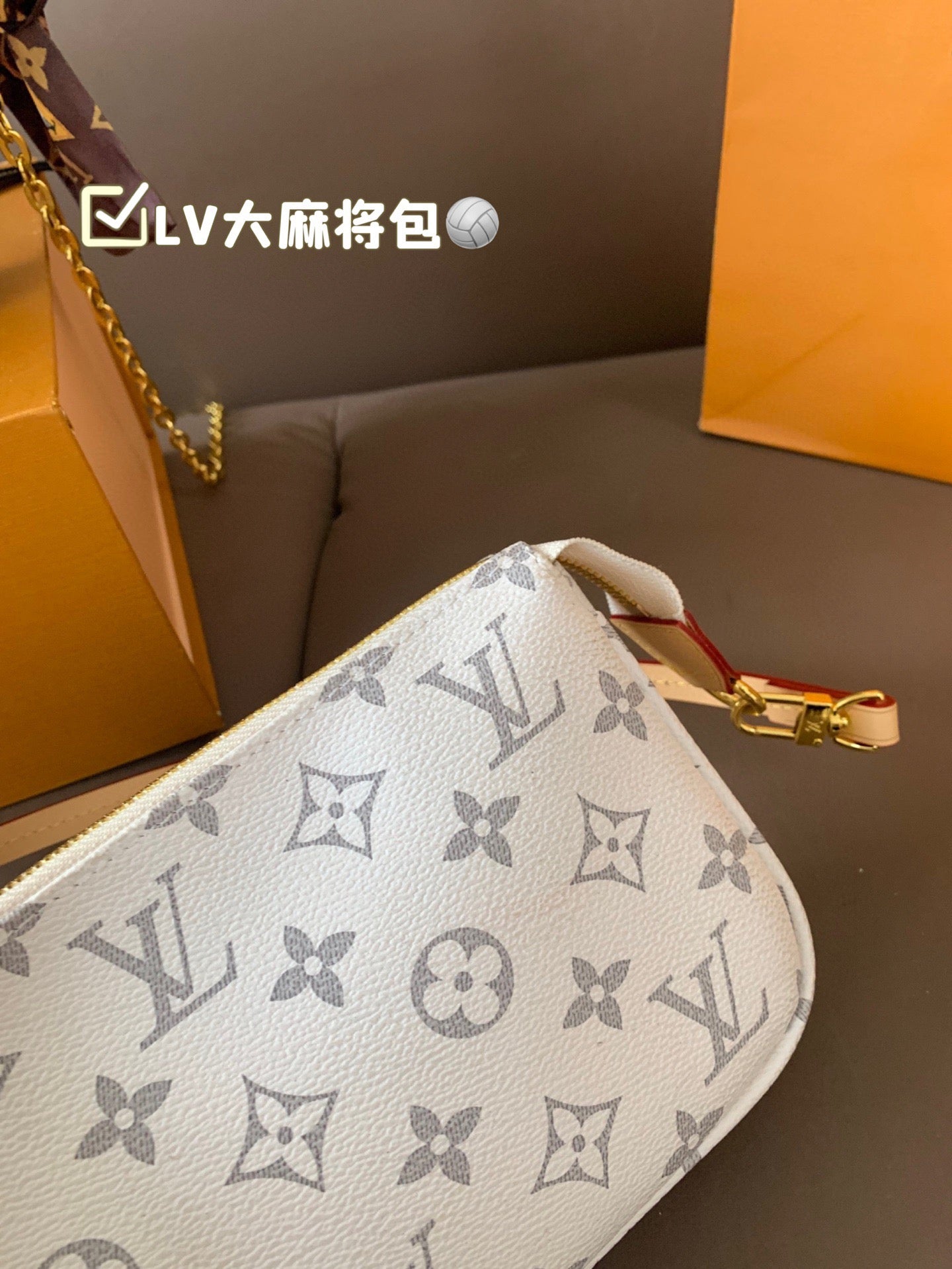 LEM314 New Arrive Hot Sale Black white design  Fashion wallet Bag It Come with Box 22*12cm