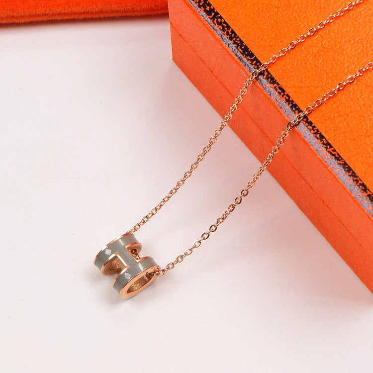 HEM77 Hot sale new arrive fashion 3D Necklace for woman jewelry gift to  about 45cm long