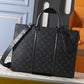 LEM330 Hot sale fashion black brown  bag for woman and men gift size 31*39*8.5cm