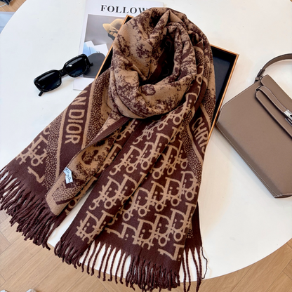 DEM335 new arrive  Hot sale yellow brown color fashion beautiful  scarf  for woman gift  to choose size 180*60cm