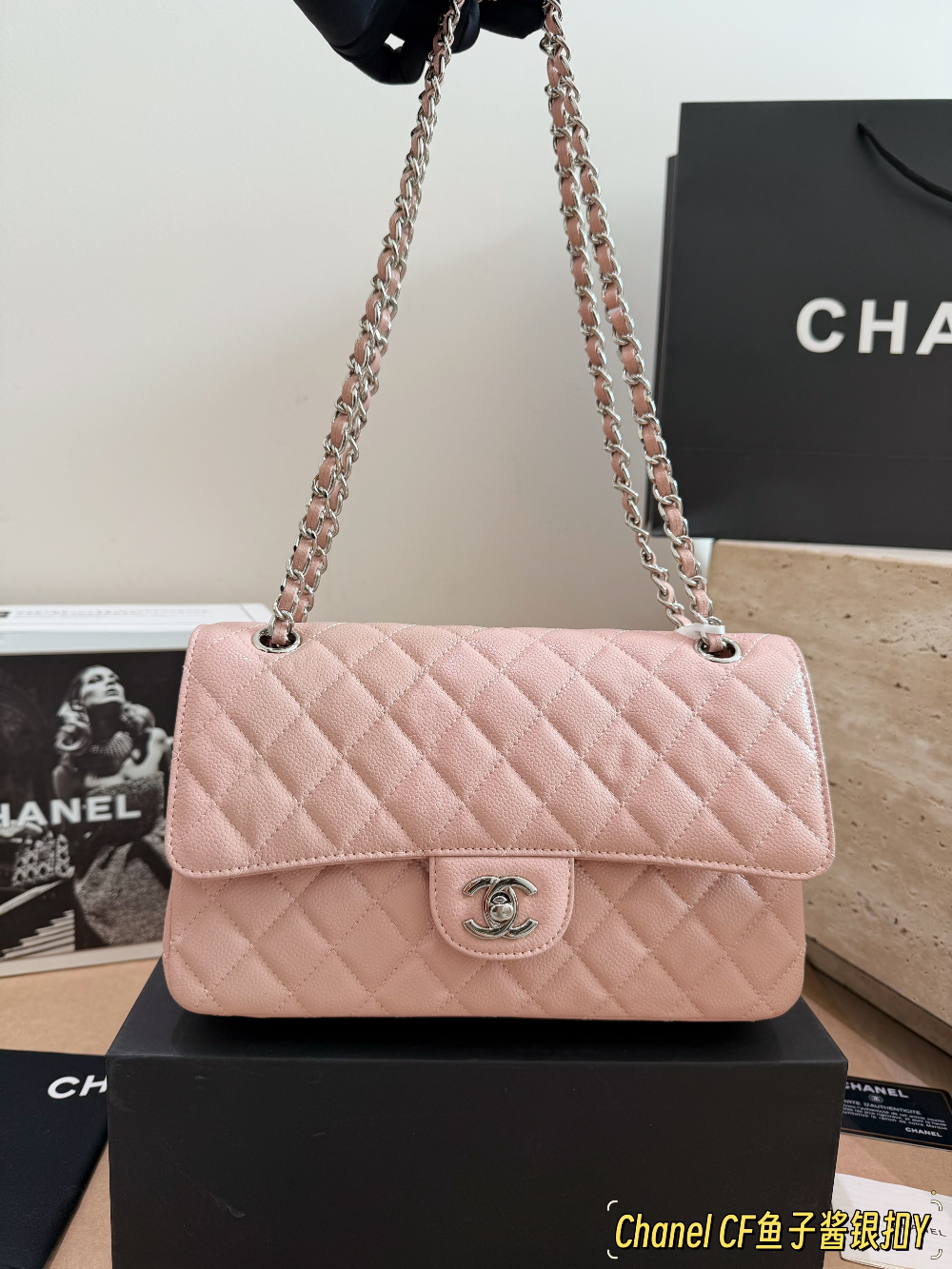 CEM475 New arrive fashion black white pink khaki  red grey green bag for woman hands bag beautiful gift to choose gift 26cm