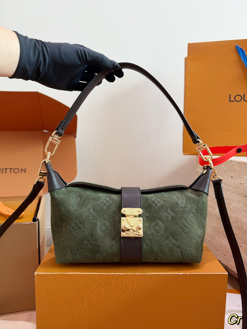 LEM560 New arrive fashion caramel coffee khaki green color bag for woman beautiful gift to choose size 21*11cm