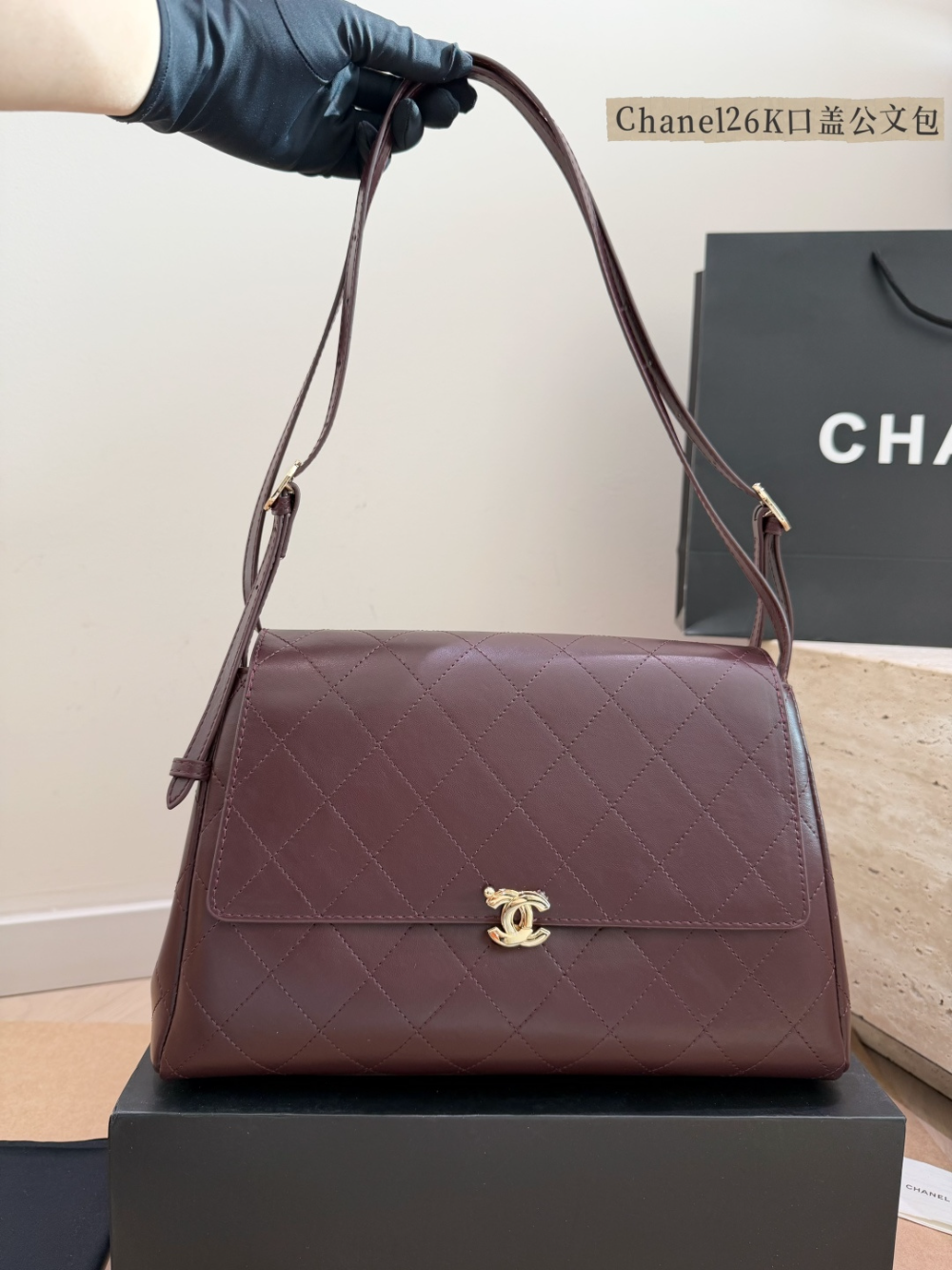 CEM491 New arrive fashion black red khaki green light caramel bag for woman hands bag beautiful gift to choose gift 31*19CM