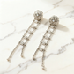 CEM287 New Arrive Silver Gold Color Rose Gold Earring Fashion Design Earring Charm for Women Jewelry  9.5cm Long