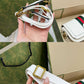 GEM148 New arrive fashion  brown color cute bag for woman man handbag Canvas tote bag size 20x14 cm