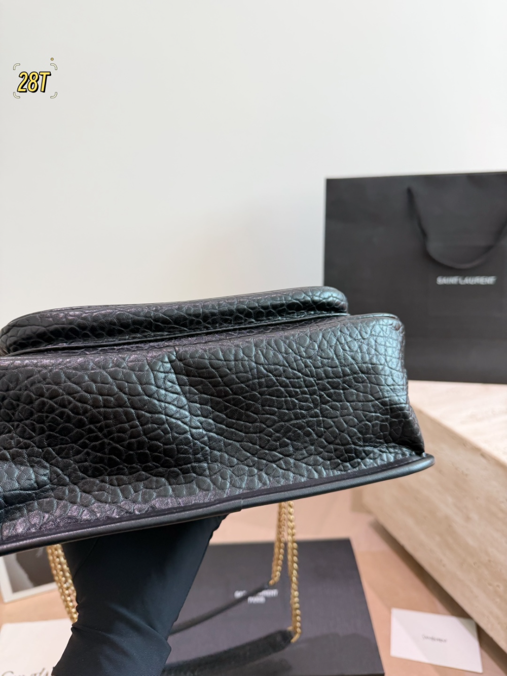 YLEM28 New arrive fashion black  red brown white bag for woman hands bag beautiful gift to choose gift 2 size