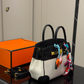 HEM136 New arrive fashion black white red caramel taupe color bag for woman beautiful gift to choose 2 size