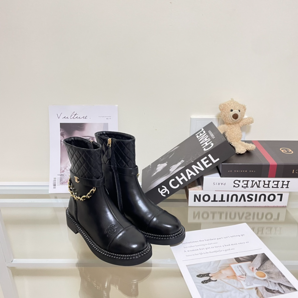CEM398 Womens Ankle Boots 2026 Thick Bottom Platform Woman Shoes Zipper Fashion Female Luxury Designer Boot Casual Ladies MartinBoots combat Boots