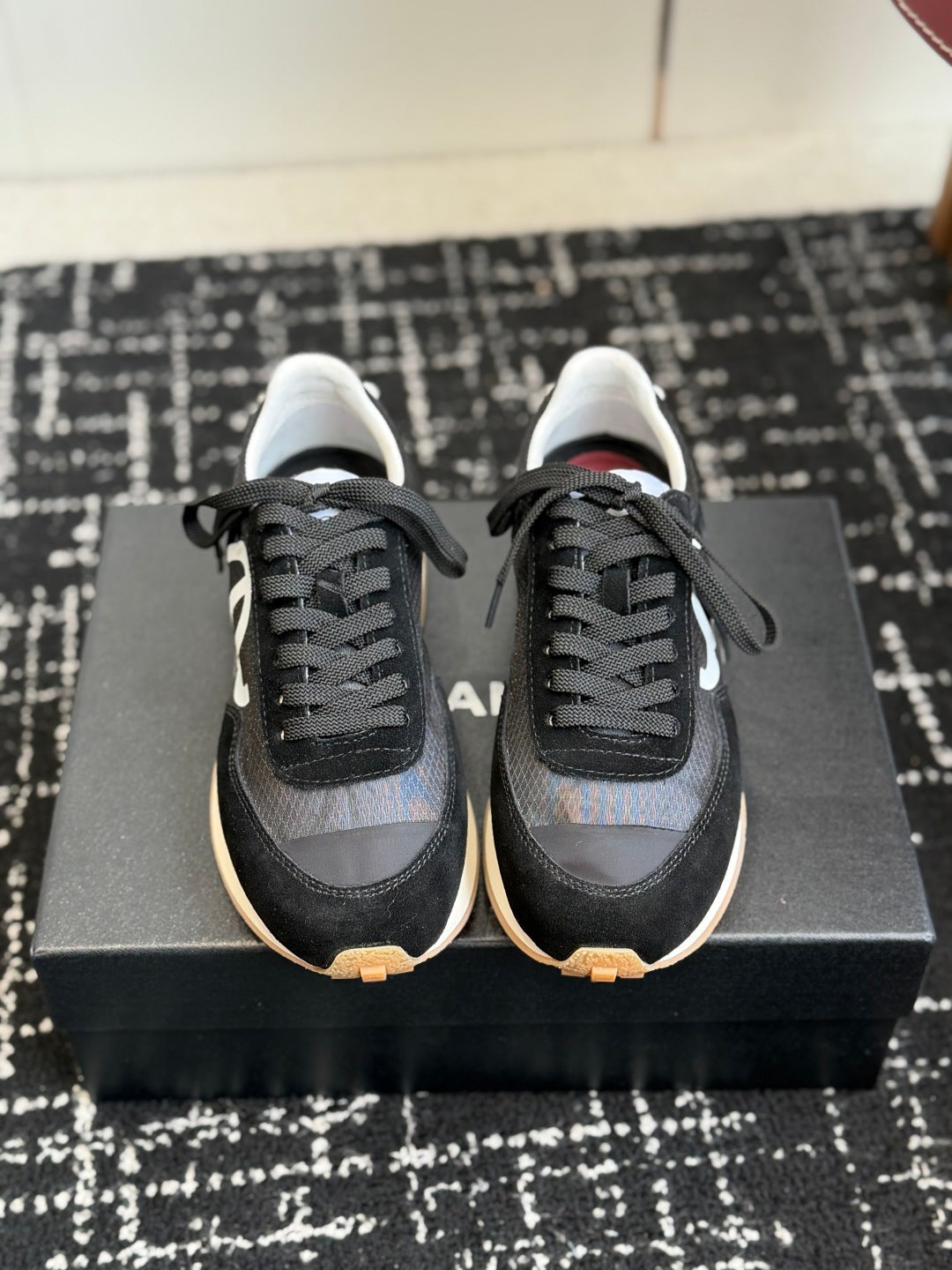 CEM258 New arrive fashion black and white color shose for woman beautiful gift to choose 3CM hight