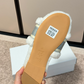 DEM343 Designer women Slippers black grey color sandals shoes for women high quality size 35 to 41