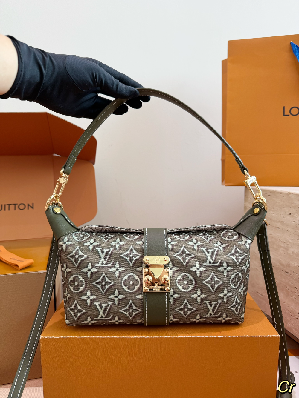 LEM593 New arrive fashion army green color bag for woman beautiful gift to choose