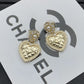 CEM212  New Arrive Fashion  Hot Sale  with Diamond Heart Earring  for Woman Jewelry To Choose Gift
