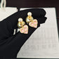 DEM291 New Arrive Fashion  Hot Sale  with Pearl Brass Earring  for Woman Jewelry To Choose Gift Not with Box