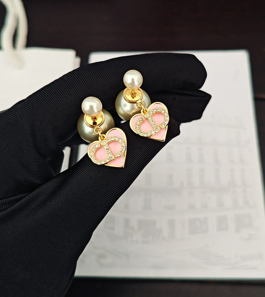 DEM291 New Arrive Fashion  Hot Sale  with Pearl Brass Earring  for Woman Jewelry To Choose Gift Not with Box