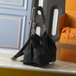 LEM486 New arrive fashion black white brown bag for woman hands bag beautiful gift to choose gift 25 x 25 x 20cm