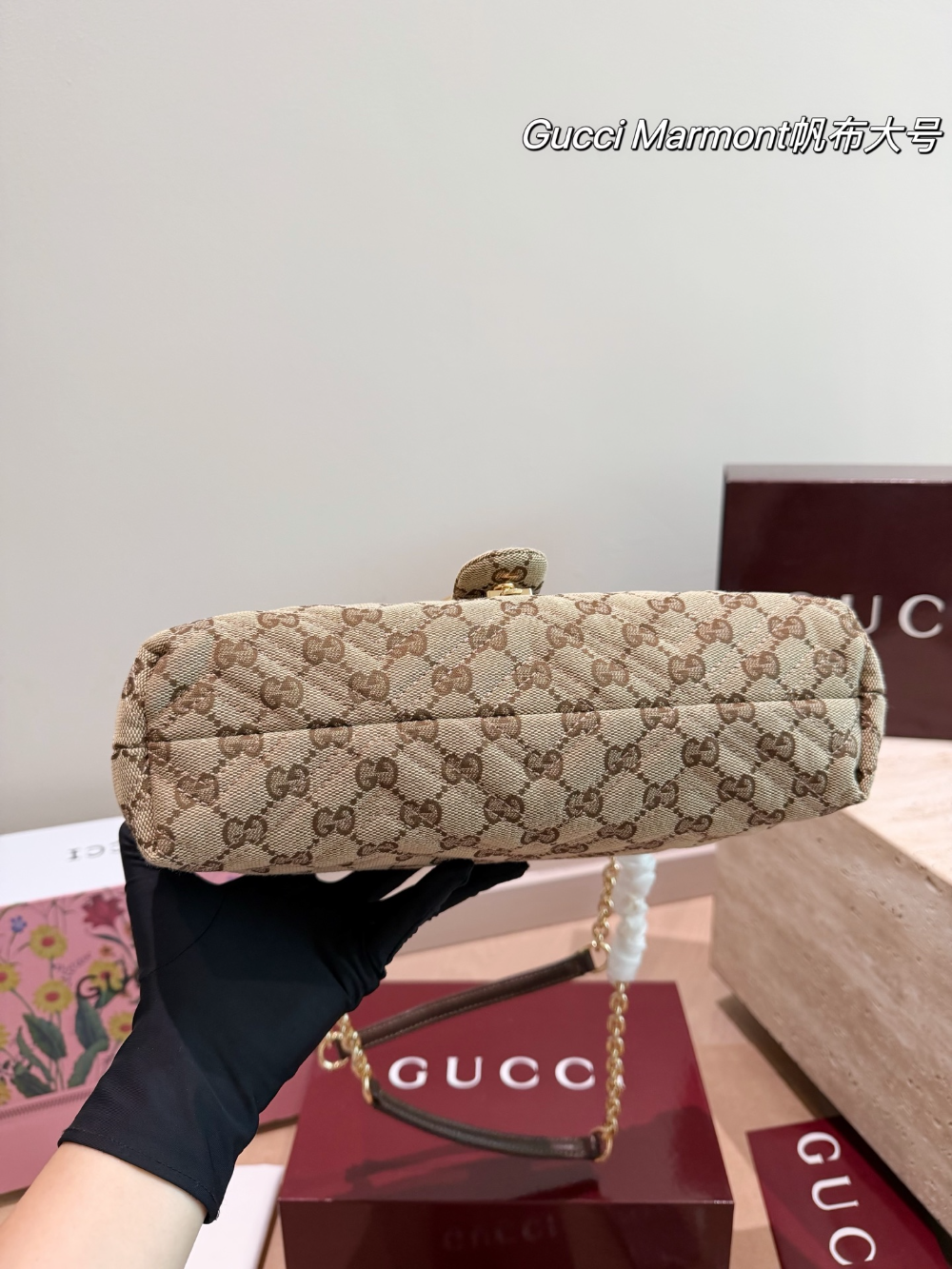 GEM253 New arrive fashion khaki bag for woman hands bag beautiful gift to choose gift 3 size