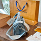 LEM362 New Designer Classic Cowboy bag  handbag blue  color women small bag