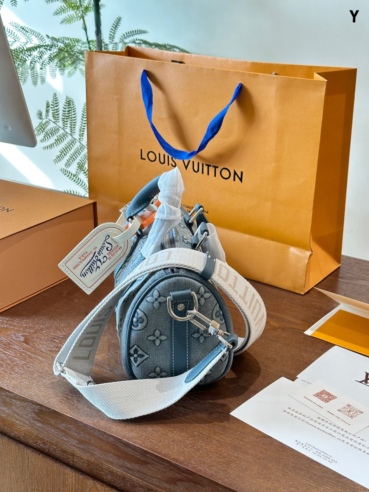 LEM362 New Designer Classic Cowboy bag  handbag blue  color women small bag