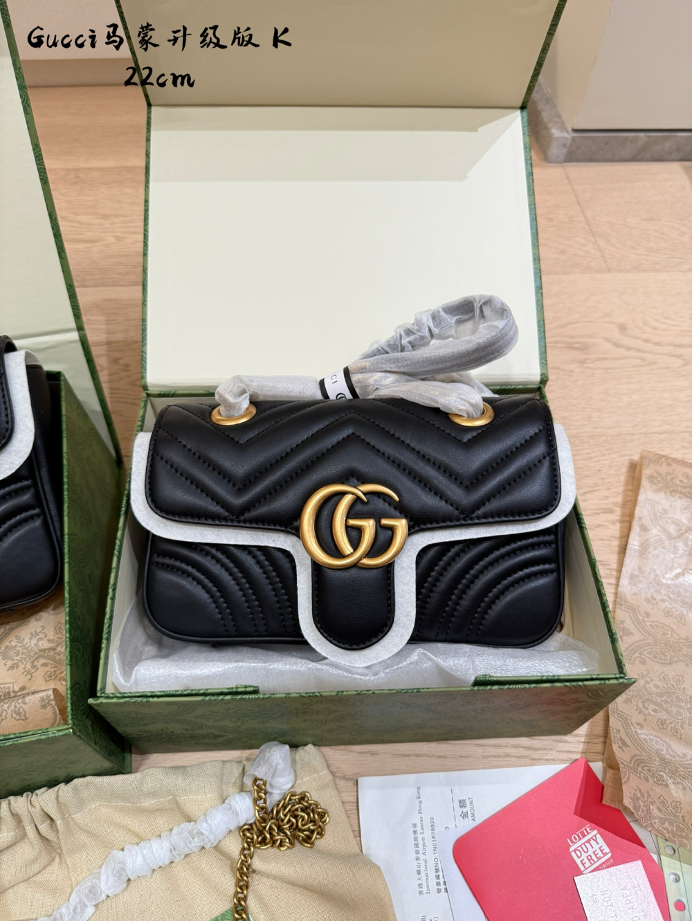 GEM229 New arrive fashion black white khaki color bag for woman beautiful gift to choose 3 size