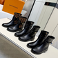 LEM498 Womens Ankle Boots 2026 Thick Bottom Platform Woman Shoes Zipper Fashion Female Luxury Designer Boot Casual Ladies MartinBoots combat Boots