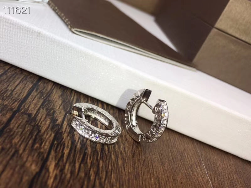 BEE21  Fashion  Stainless Steel Rose Gold Design beautiful Earring Charm For Women Earrings Jewelry