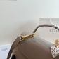 CLEM50 New arrive fashion black grey bag for woman hands bag beautiful gift to choose gift  20x13cm