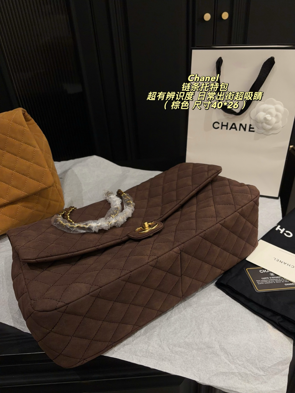 CEM342 New arrive fashion black brown khaki coffee grey color bag for woman beautiful gift to choose gift size to choose 40*26cm