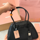 MIU08  New arrive fashion black brown pink white coffee bag for woman hands bag beautiful gift to choose gift   32*22cm