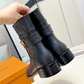 LEM498 Womens Ankle Boots 2026 Thick Bottom Platform Woman Shoes Zipper Fashion Female Luxury Designer Boot Casual Ladies MartinBoots combat Boots