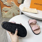 LEM378 Designer Shoes women Sandals for women pink grey color shoes high quality size 35 to 42