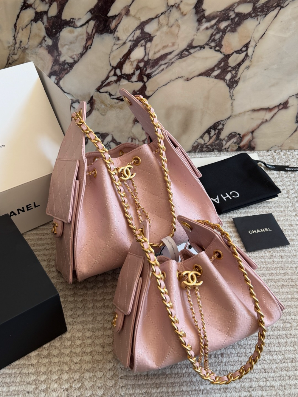 CEM269 New arrive fashion black white  pink  bag for woman hands bag beautiful gift to choose gift 2 size
