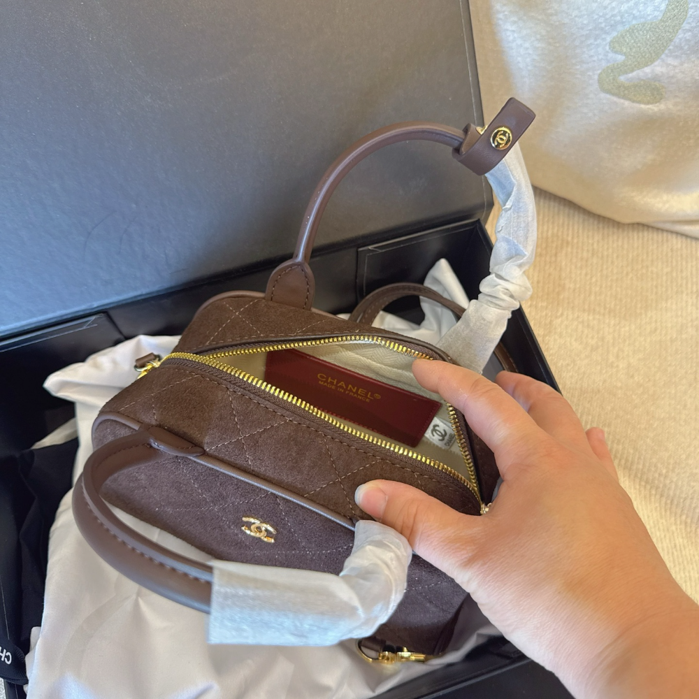 CEM480 New arrive fashion dark coffee black khaki bag for woman hands bag beautiful gift to choose gift 20cm