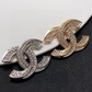 CEM254  New Arrive Gold and Silver  Color Brooch Fashion Design with Diamond Brooch Charm for Women Jewelry