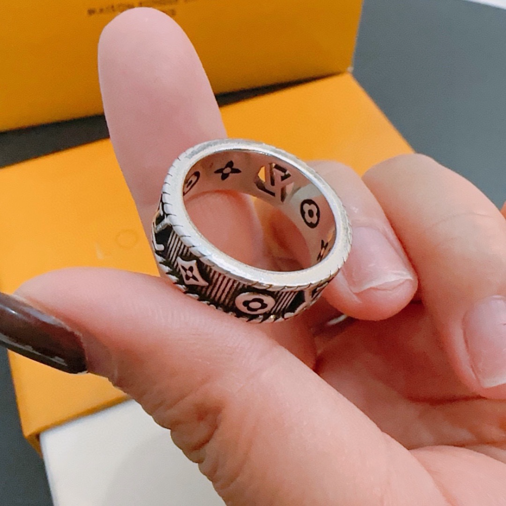 LEM572 New Classic Ring Brand Designer Titanium Steel Ring Gold Ring Women Mens Ring Love Promise Jewelry