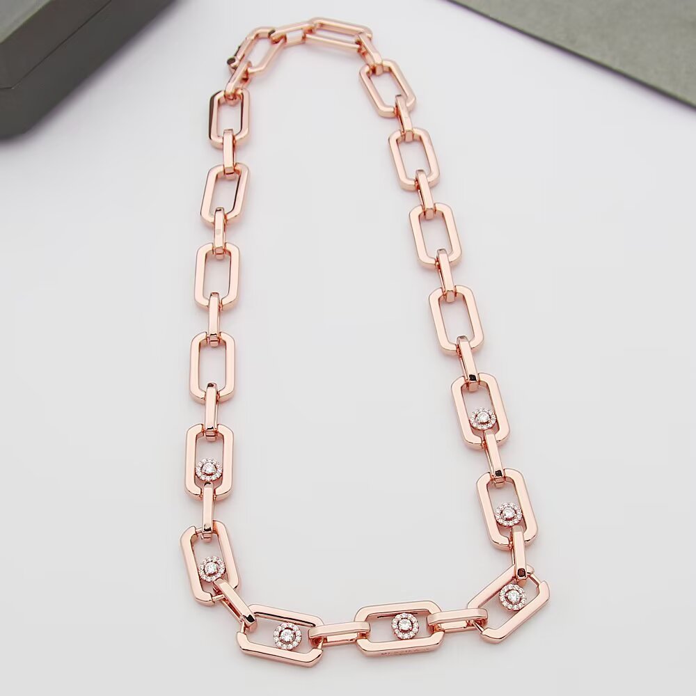 MEM16 Luxury necklace elegant necklaces designer necklaces womeng silver chains top quality pendant charm jewellery designer for women gifts f