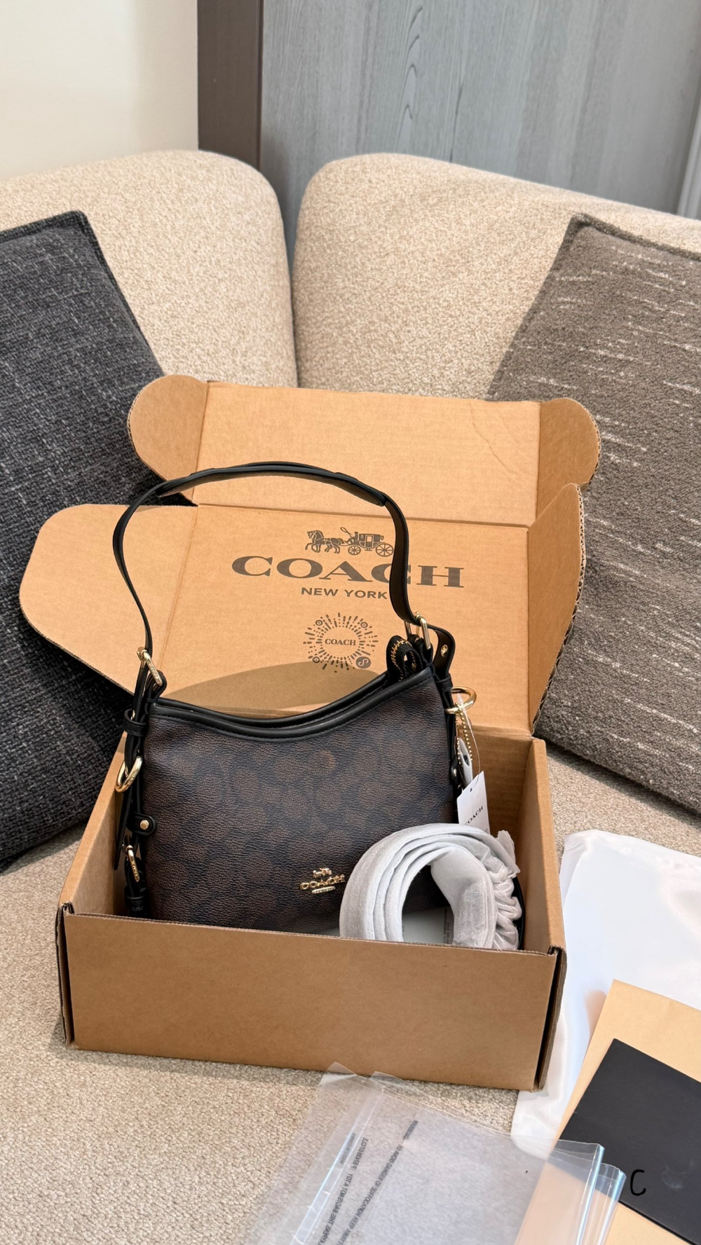 COEM10 New arrive fashion dark brown color bag for woman beautiful gift to choose
