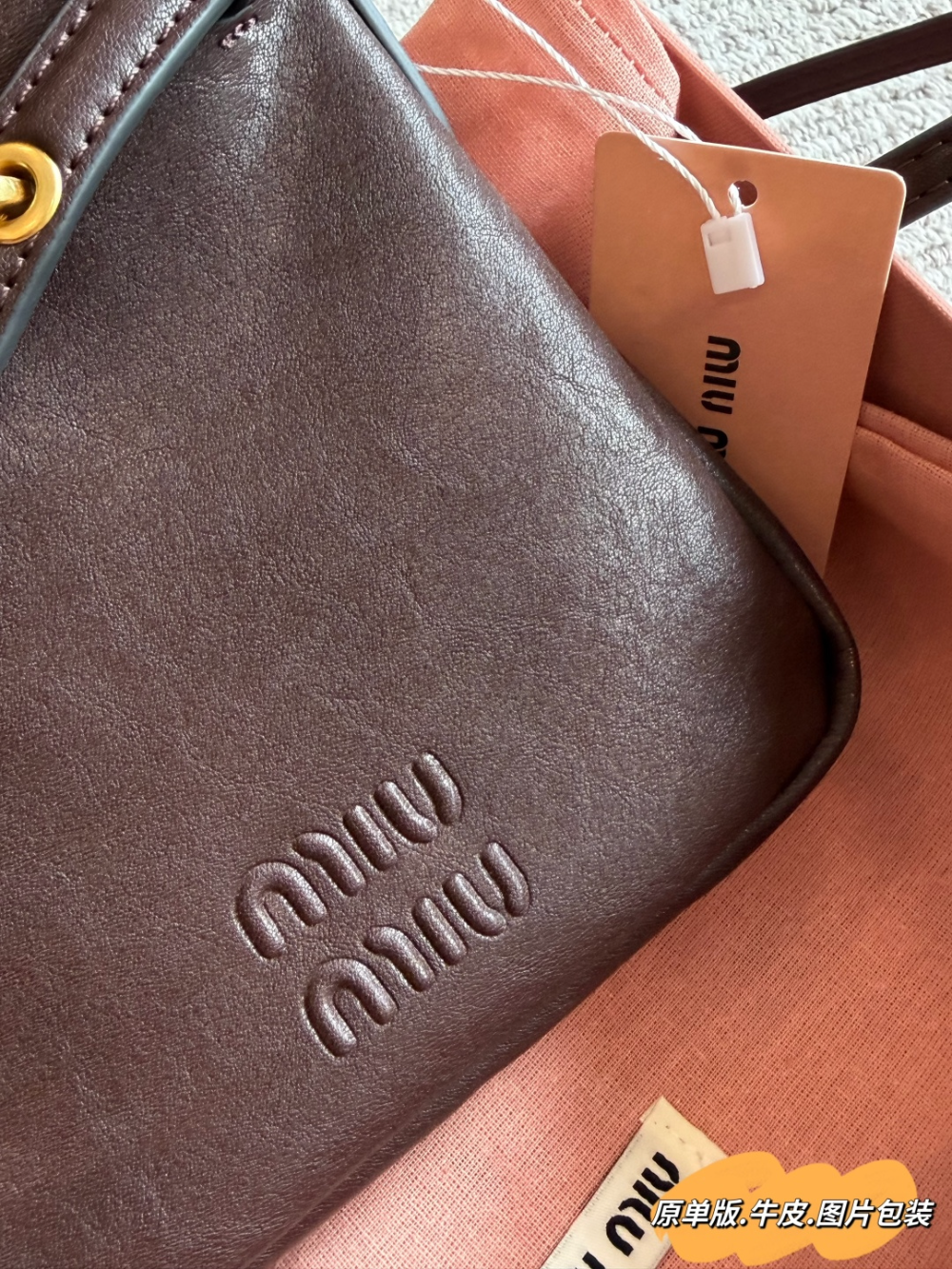 MIU03 New arrive fashion black brown color bag for woman beautiful gift to choose gift size to choose 18*17cm
