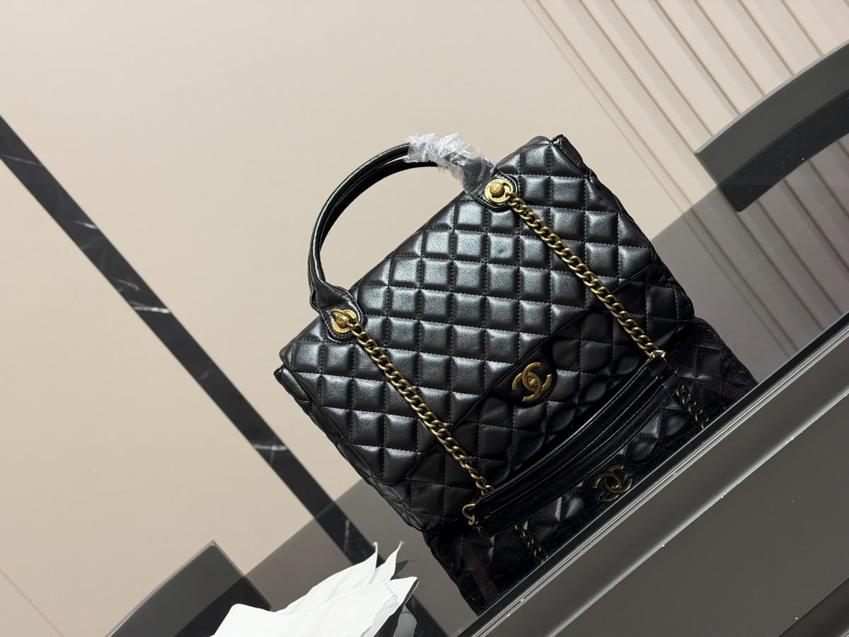CEM371 New arrive fashion black color bag for woman beautiful gift to choose size 33*25cm