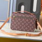 LEM637 New arrive fashion pink blue white green brown bag for woman hands bag beautiful gift to choose gift  25x19x7cm