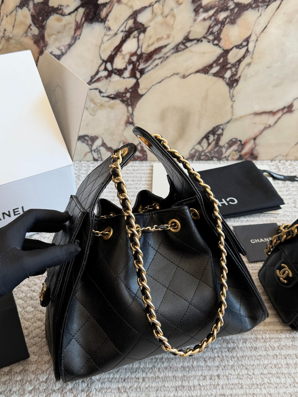 CEM269 New arrive fashion black white  pink  bag for woman hands bag beautiful gift to choose gift 2 size