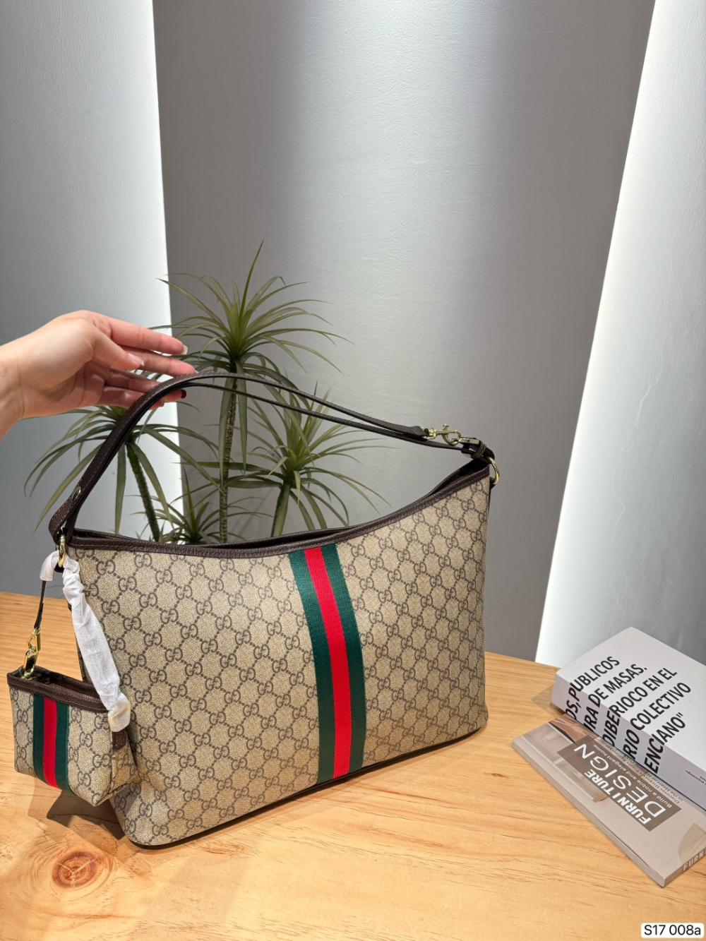 GEM264 New arrive fashion brown bag for woman hands bag beautiful gift to choose gift 40*26m