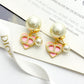 DEM293 New Arrive Fashion  Hot Sale  with Pearl Pink Earring  for Woman Jewelry To Choose Gift not with Box