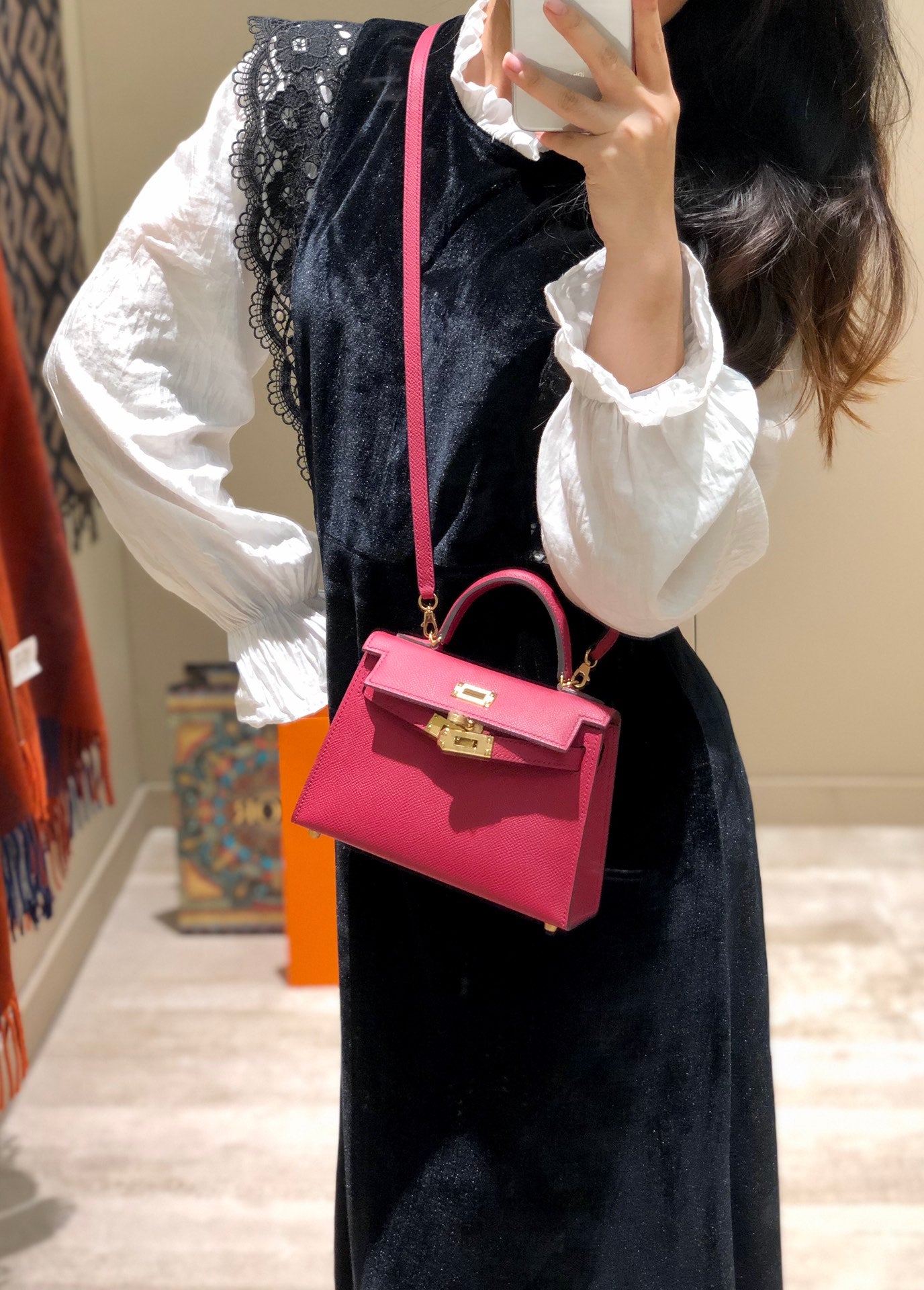 HEM90 TOP Original Top-grade original single-layer leather New Genuine Leather Women's Crossbody Stewardess